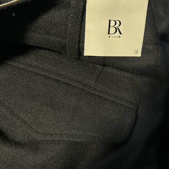 NWT! Banana Republic Black Italian Melton Officer Pant - Multiple 🩵 - Picture 6 of 6